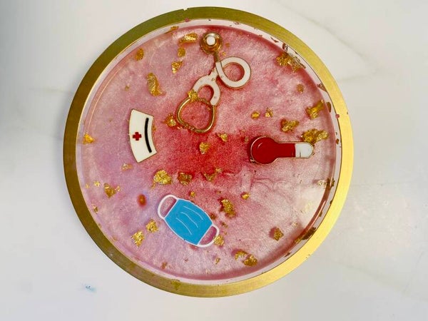 Novelty nurse coaster