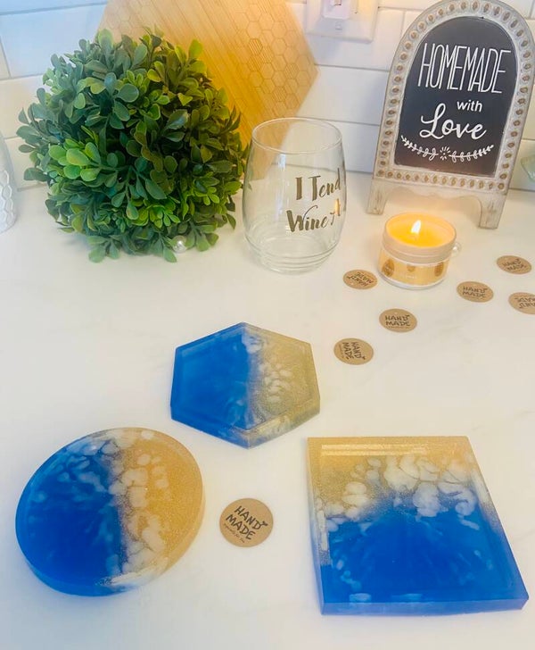 BLUE/GOLD CLOUD COASTERS