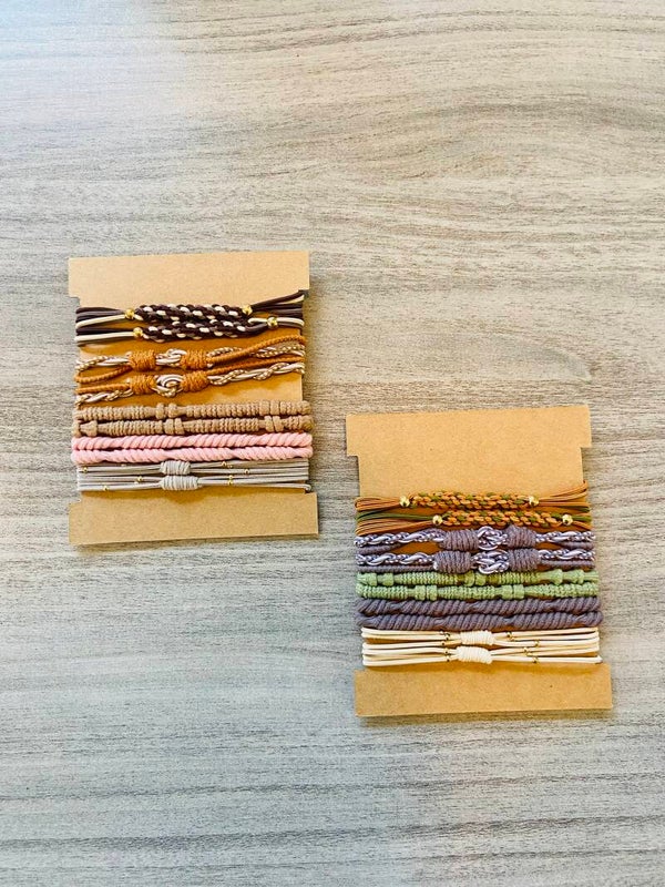 Boho hair ties for women