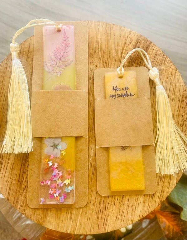 Handmade Resin Bookmarks
