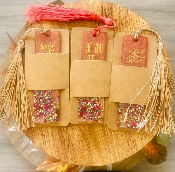 Handmade Resin Bookmarks