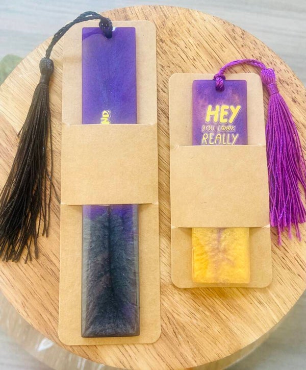Handmade Resin Bookmarks