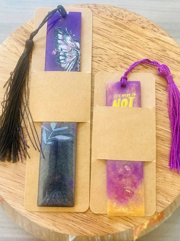Handmade Resin Bookmarks