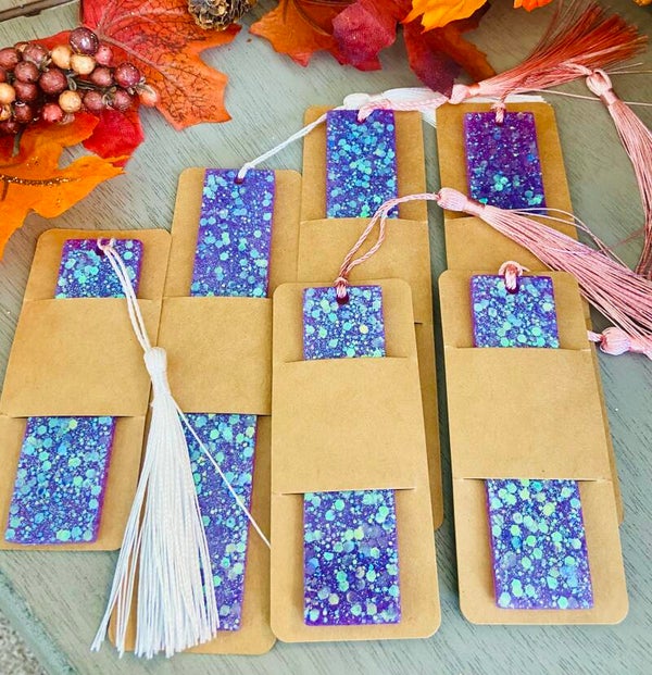 Handmade Resin Bookmarks