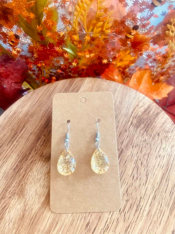 Dried Flower Earrings