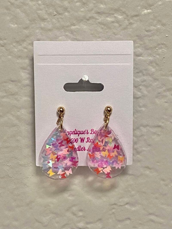 Handmade resin earrings