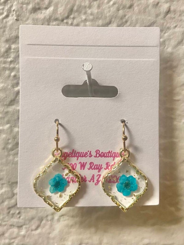 Handmade resin earrings