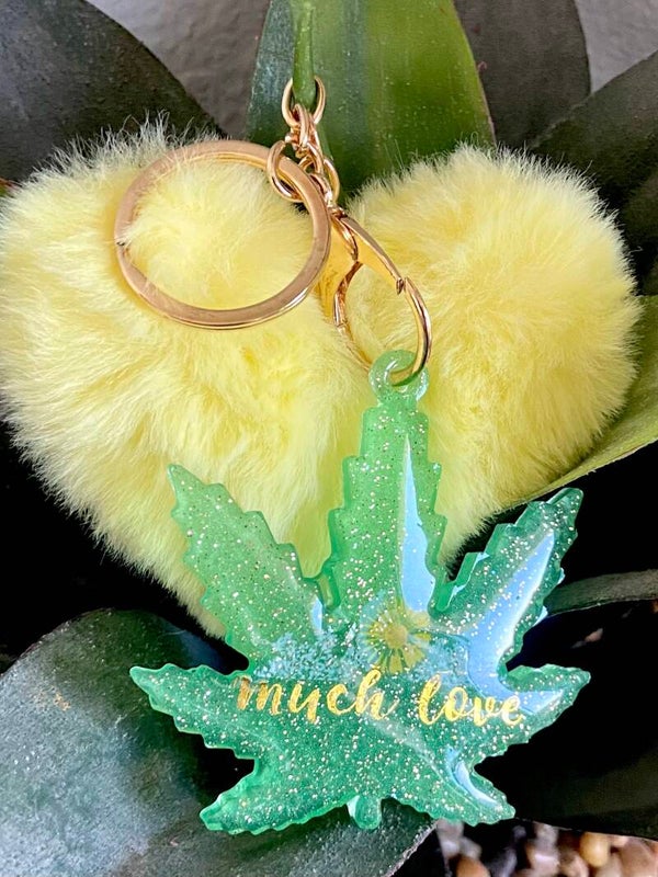 Handmade resin novelty keychain