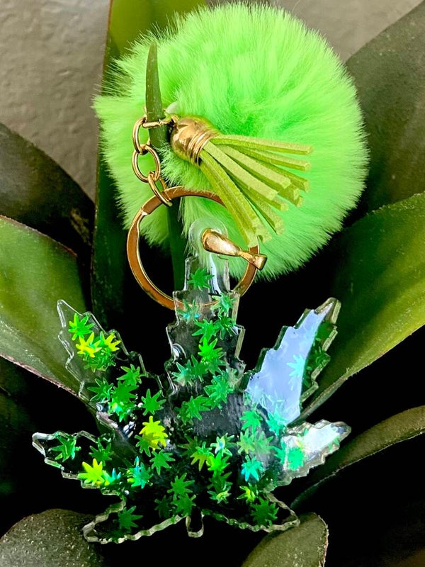 Handmade resin novelty keychain