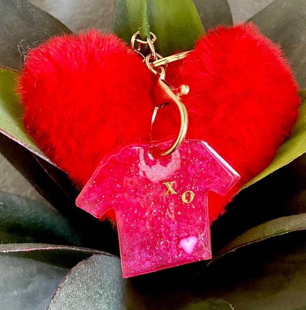 Handmade resin novelty keychain