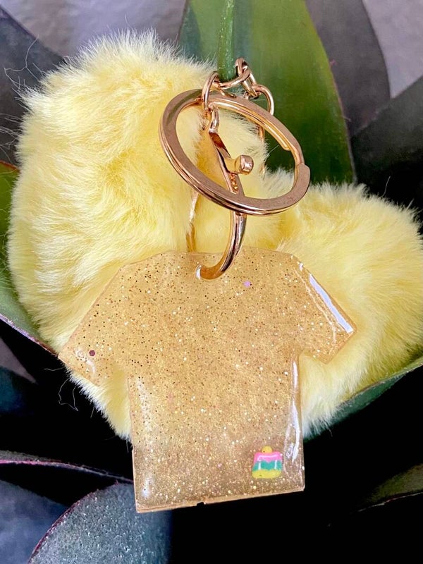Handmade resin novelty keychain