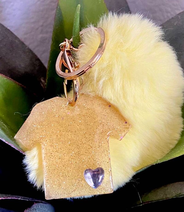 Handmade resin novelty keychain