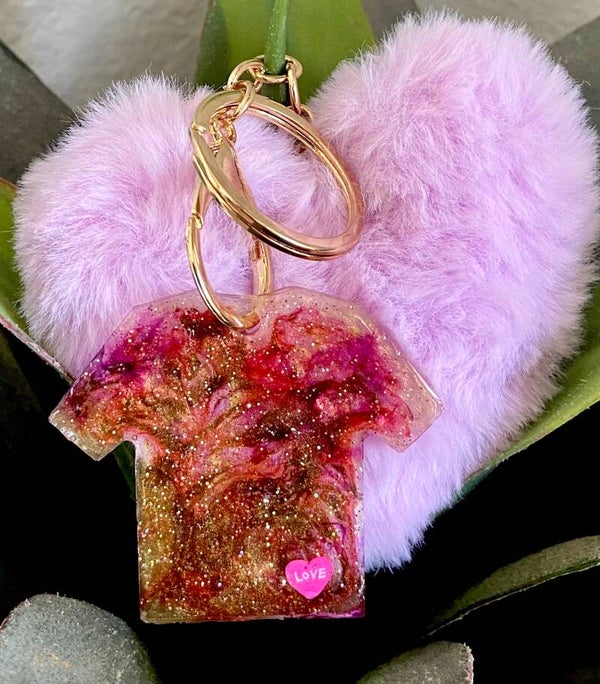 Handmade resin novelty keychain