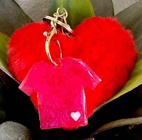 Handmade resin novelty keychain