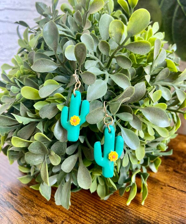Handmade polymer clay earrings
