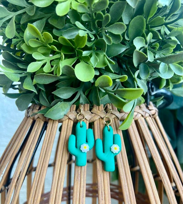 Handmade polymer clay earrings