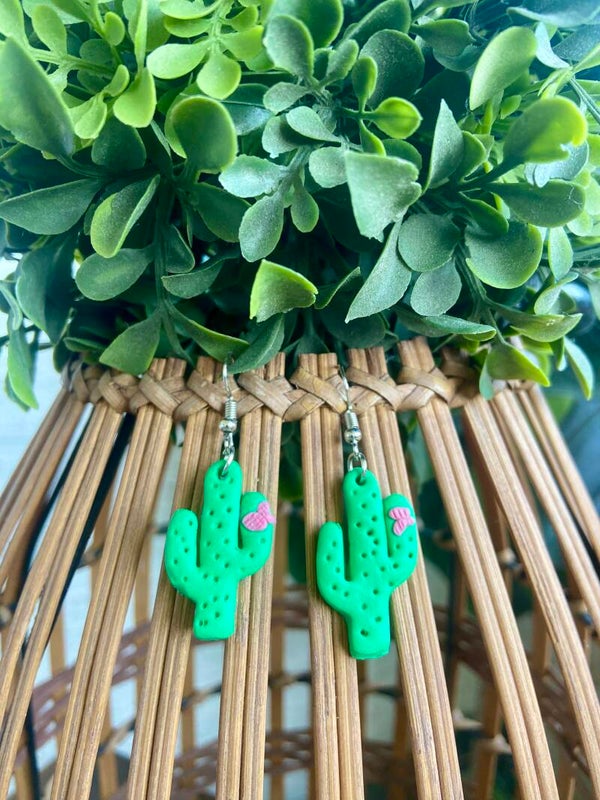 Handmade polymer clay earrings