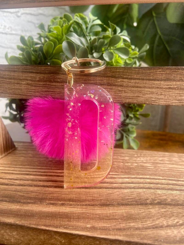Handmade resin keychain