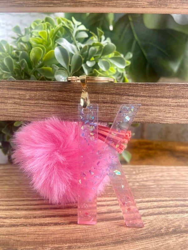 Handmade resin keychain