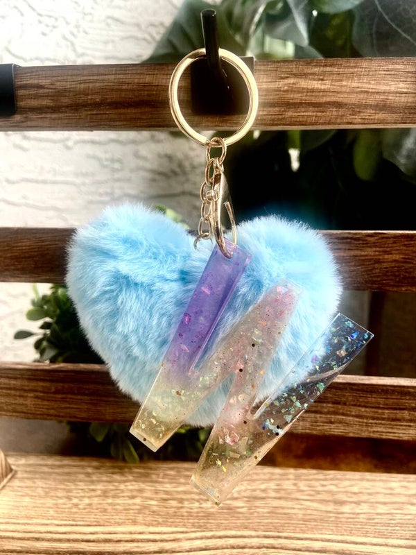 Handmade resin keychain