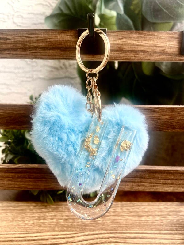 Handmade resin keychain
