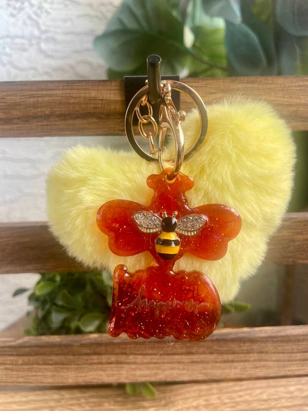 Handmade, resin keychain
