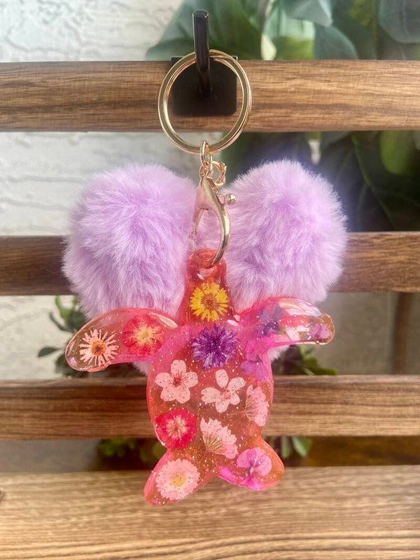 Handmade resin keychain