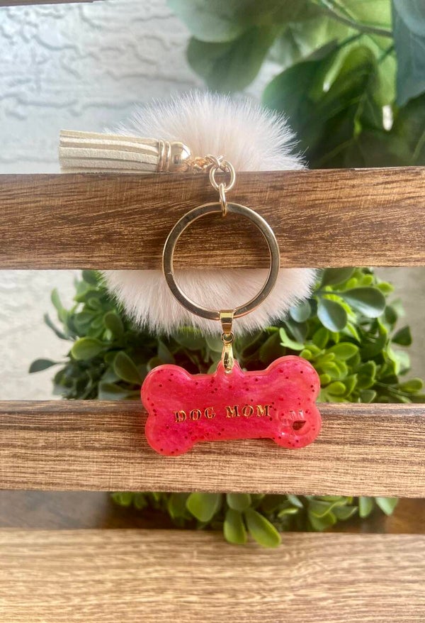 Handmade resin keychain