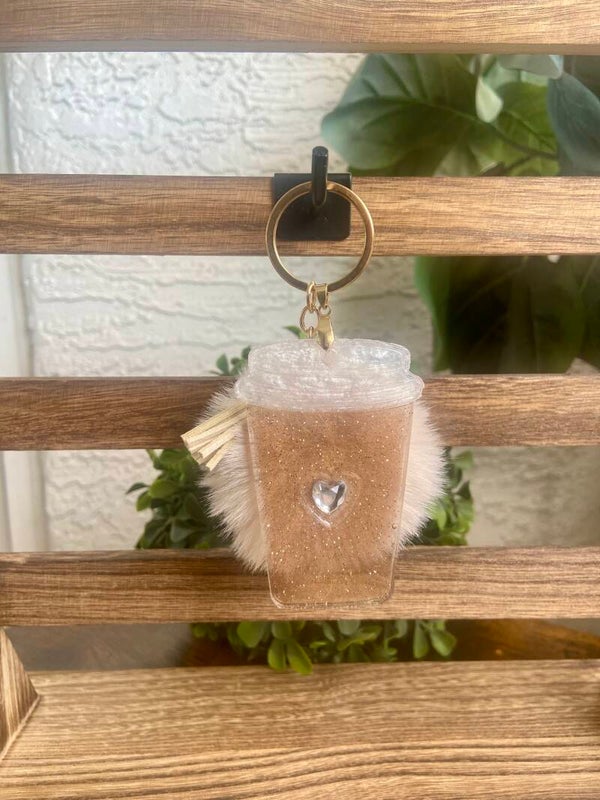 Handmade resin keychain