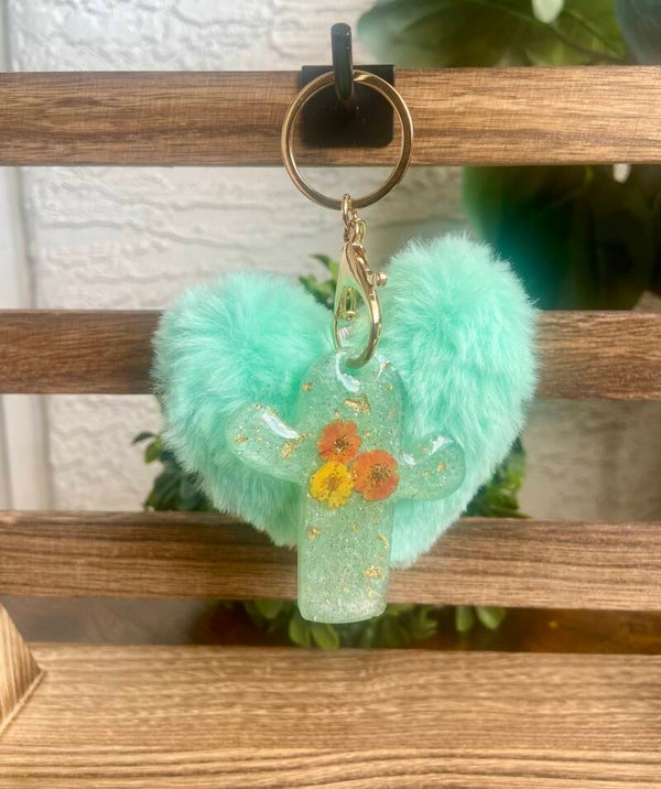Handmade resin keychain