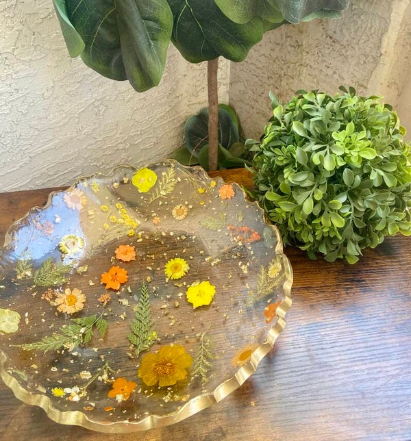 Handmade resin bowl