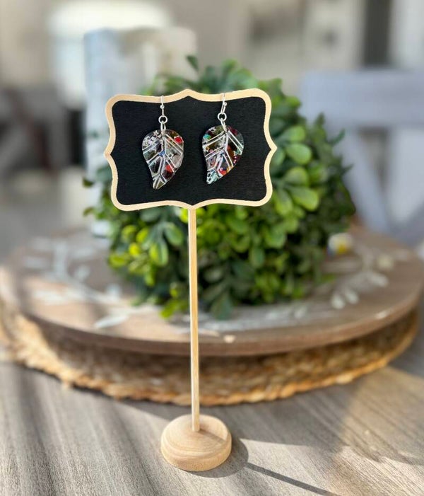 Handmade resin earrings