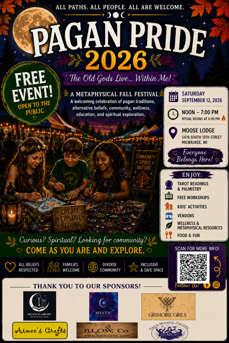 We're excited to be reading at Pagan Pride 2026!  📅 September 12, 2026 📍 Moose Lodge – Milwaukee  Come meet us, get a tarot reading, and enjoy a full day of vendors, workshops, music, and family fun.