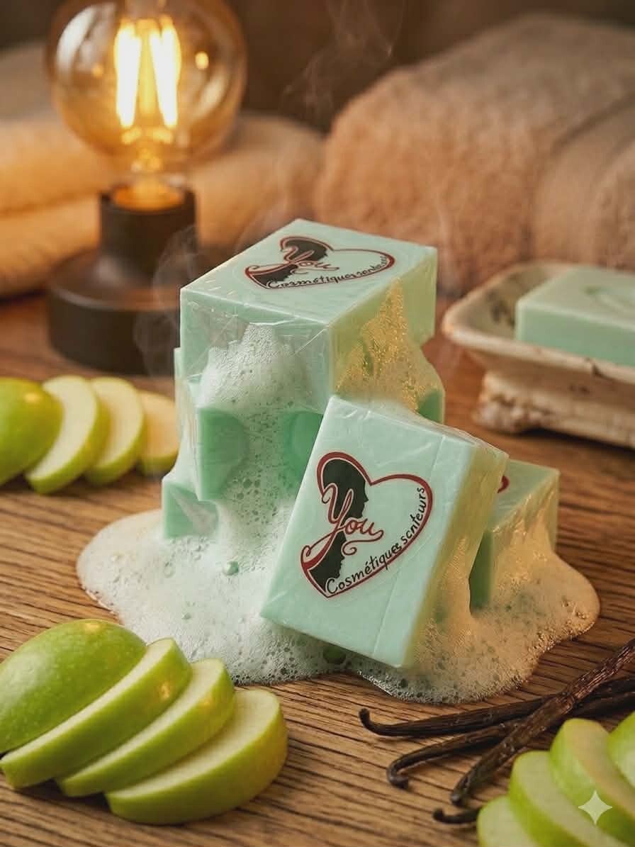 SAVON VERT– GOURMAND (Pomme • Vanille)