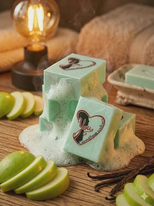 SAVON VERT– GOURMAND (Pomme • Vanille)