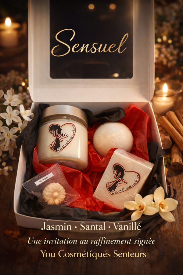 COFFRET SENSUEL- L'ODEUR SIGNATURE DE YOU COSMETIQUE SENTEURS