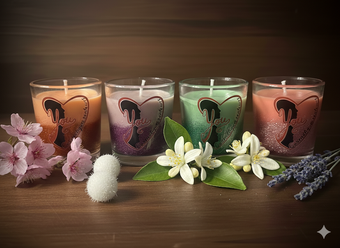 ELEGANT & SENSORIEL / COFFRET 4 BOUGIES PARFUMEE