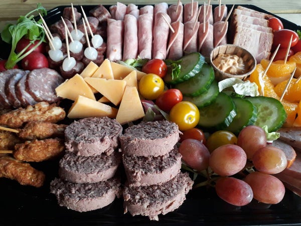 Hapjesschaal luxe 50 hapjes