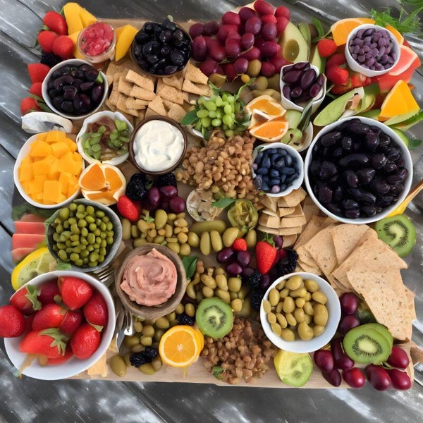 Vegan Borrelplank Fruit
