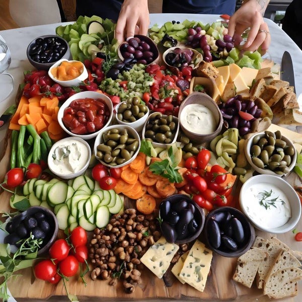 Vegan Borrelplank Groente