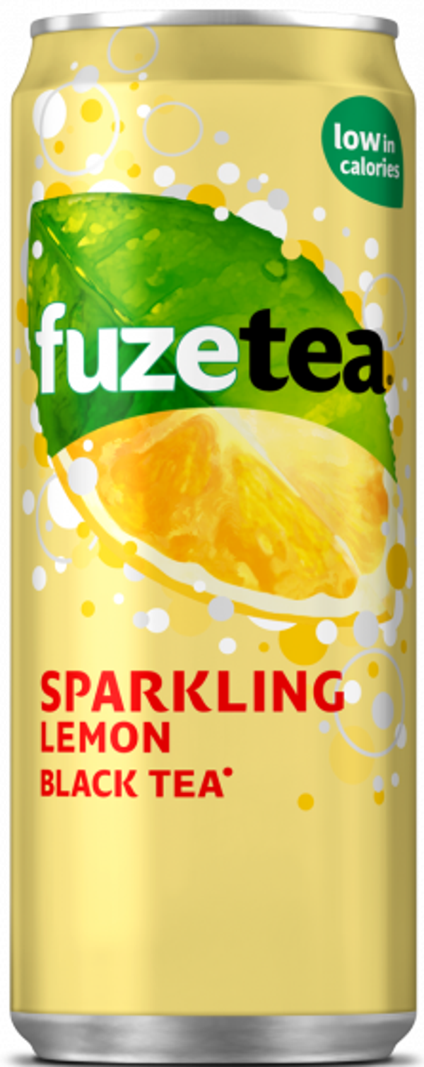 Ice tea sparkling black tray 24 blikjes