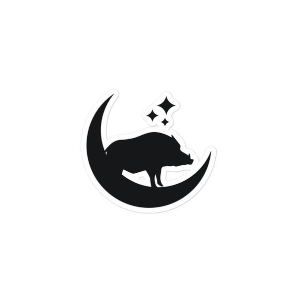 MONDSCH(W)EIN Aufkleber