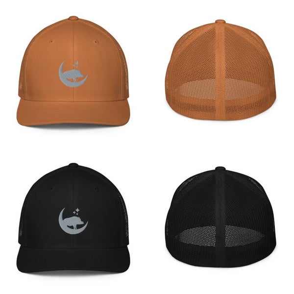 MONDSCH(W)EIN FLEXFIT Trucker Kappe verschiedene Farben