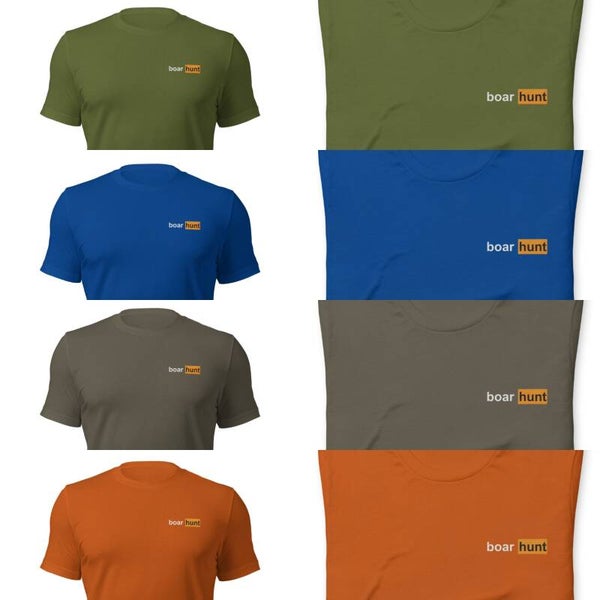 MONDSCH(W)EIN boar hunt T-Shirt unisex