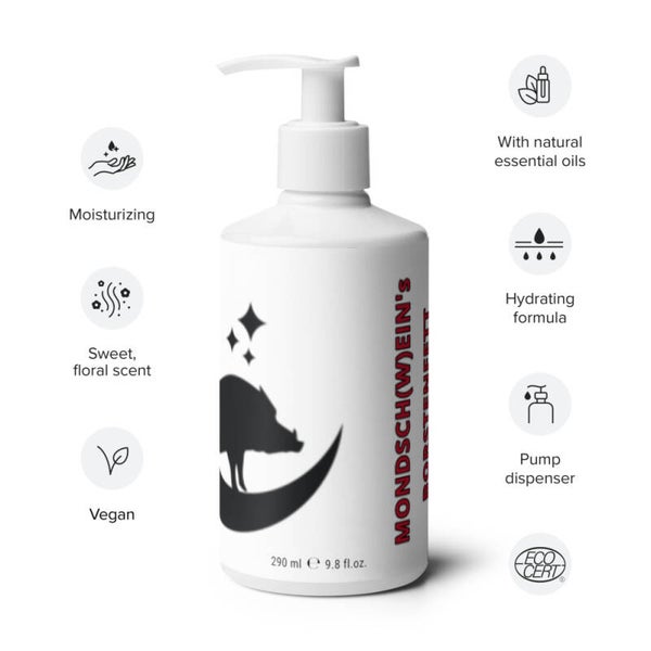 MONDSCH(W)EIN's BORSTENFETT - Hand- & Bodylotion mit Blumenduft