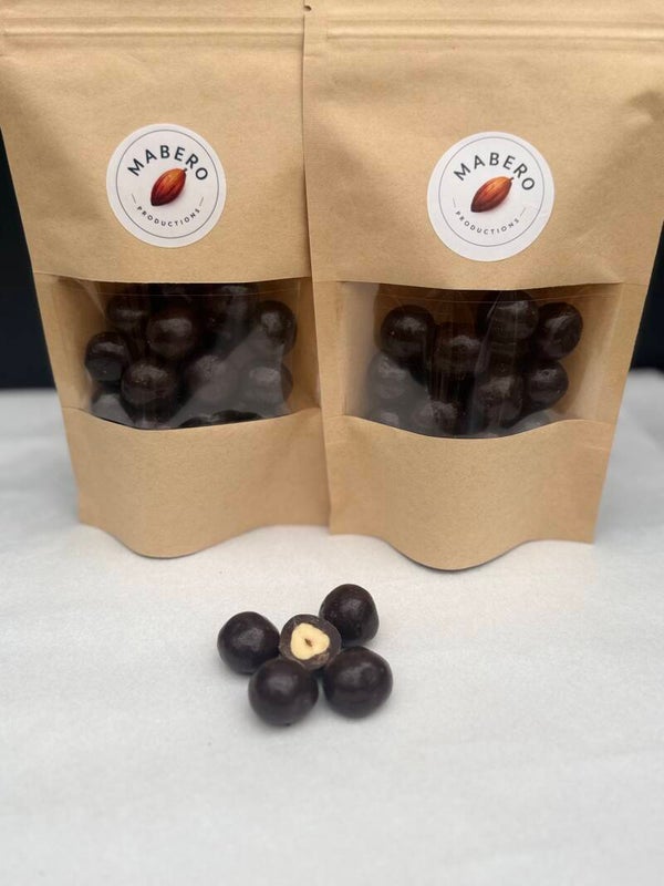 Hazelnoten pure chocolade dragees