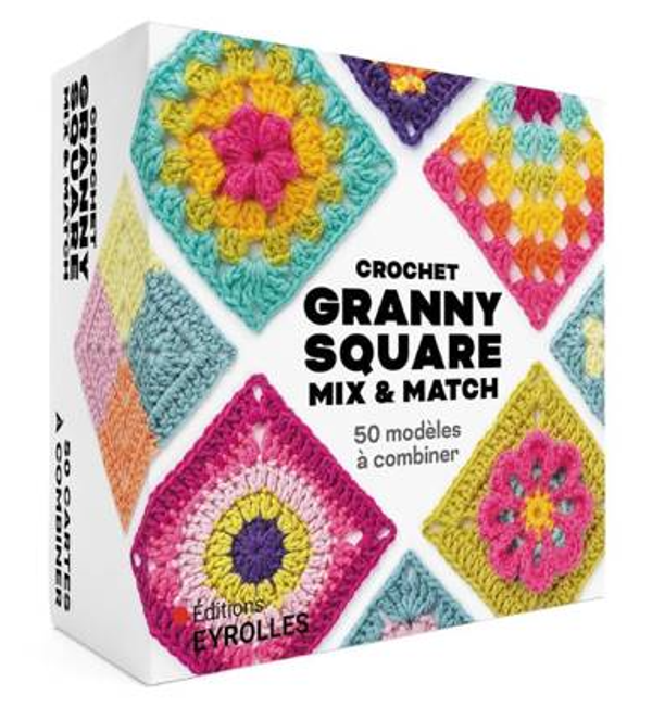 Crochet granny square mix & match - 50 modèles à combiner