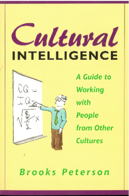 CULTURAL INTELLIGENCE