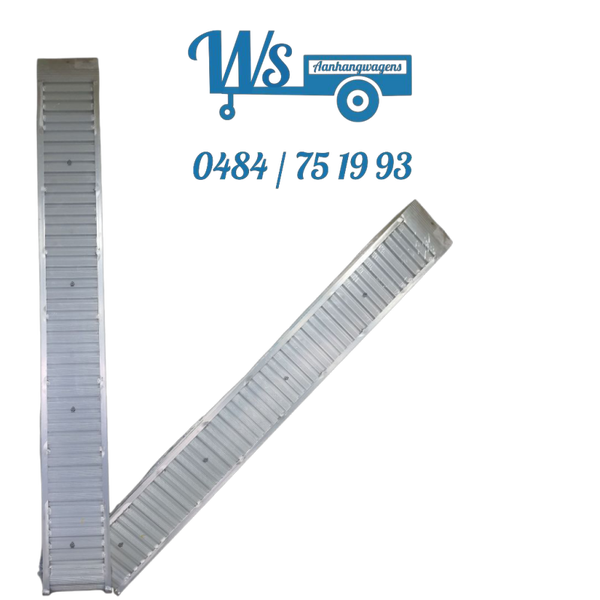 Oprijplaten aluminium 3Ton