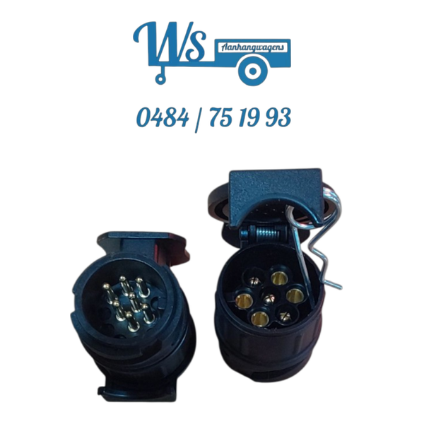 Verloopstuk 13 polig naar 7 polig